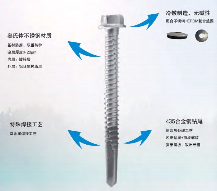 美得力304復(fù)合釘